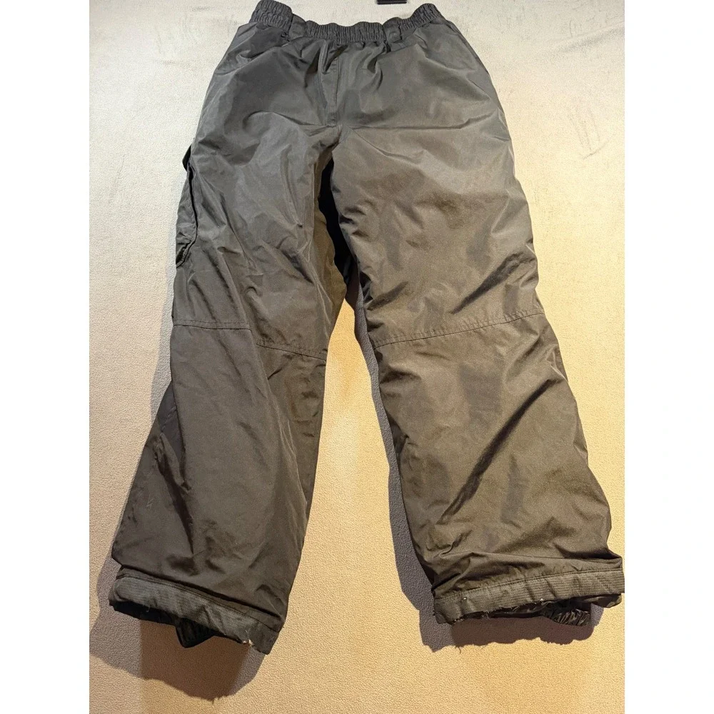 ZeroXposur Kids Black Insulated Snow Pants Cargo Pocket Size L 14/16 Winter Ski